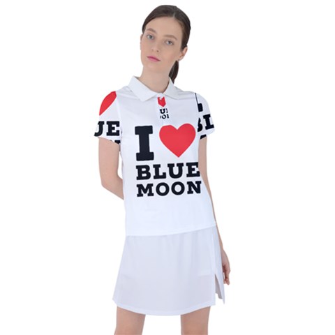 I Love Blue Moon Women s Polo Tee by ilovewhateva