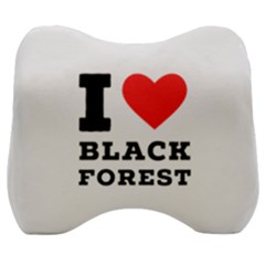 I Love Black Forest Velour Head Support Cushion by ilovewhateva