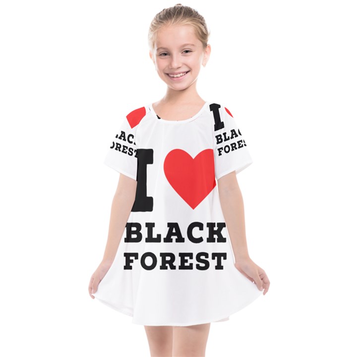 I love black forest Kids  Smock Dress