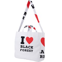 I Love Black Forest Square Shoulder Tote Bag by ilovewhateva