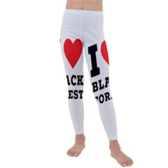 I Love Black Forest Kids  Lightweight Velour Leggings by ilovewhateva