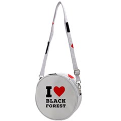 I Love Black Forest Crossbody Circle Bag by ilovewhateva