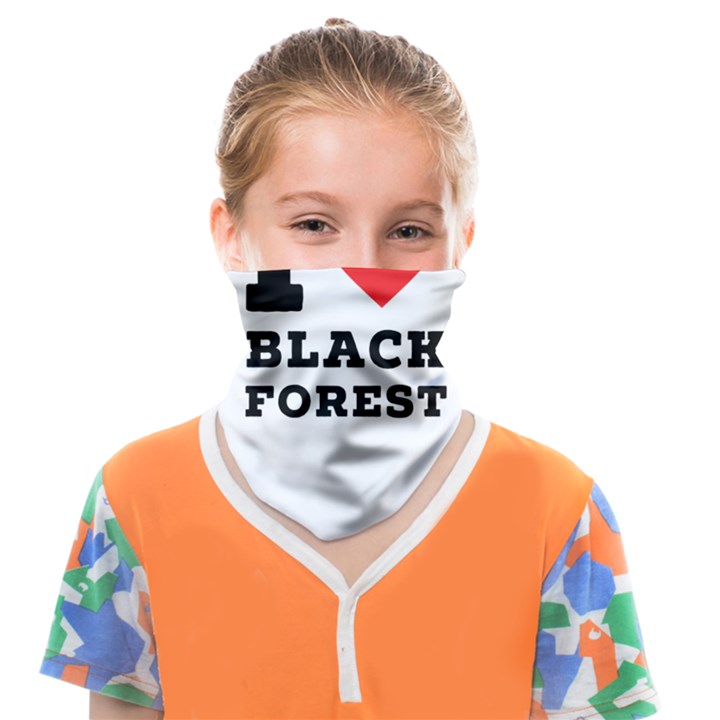 I love black forest Face Covering Bandana (Kids)