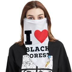 I Love Black Forest Face Covering Bandana (triangle) by ilovewhateva