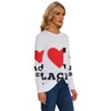 I love black forest Long Sleeve Crew Neck Pullover Top View3