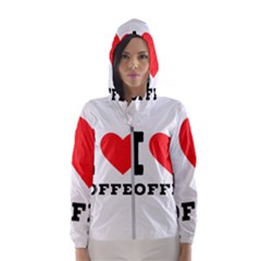 I Love Toffee Women s Hooded Windbreaker by ilovewhateva