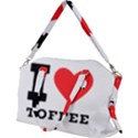 I love toffee Canvas Crossbody Bag View2