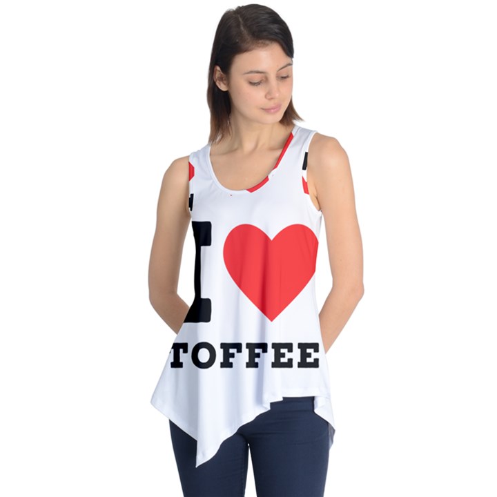 I love toffee Sleeveless Tunic