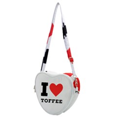 I Love Toffee Heart Shoulder Bag by ilovewhateva