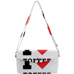 I Love Toffee Removable Strap Clutch Bag by ilovewhateva