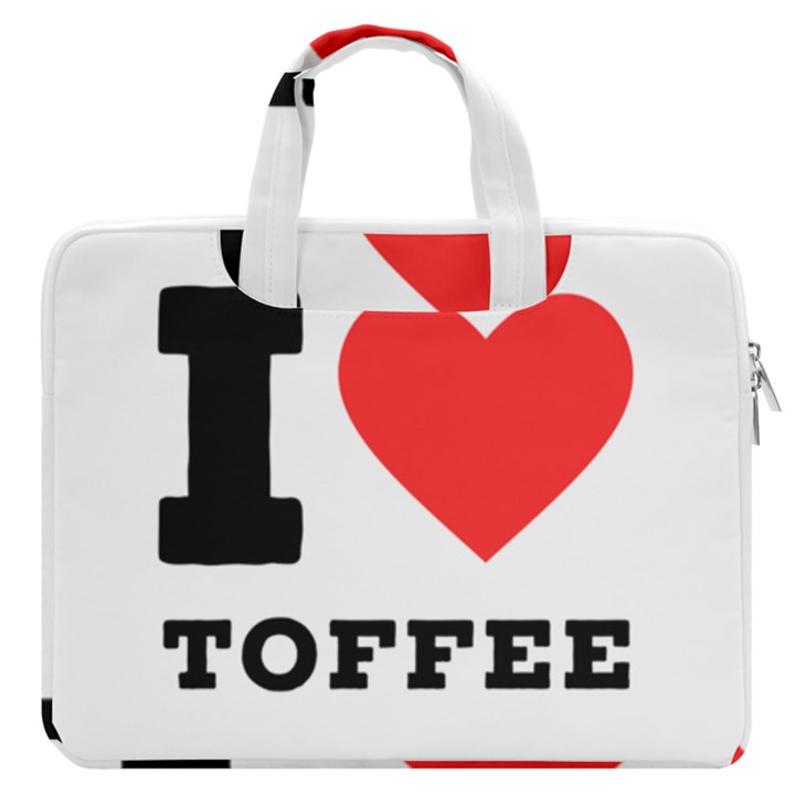 I love toffee MacBook Pro 13  Double Pocket Laptop Bag