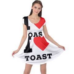 I Love Toast Cap Sleeve Dress by ilovewhateva