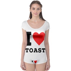 I Love Toast Boyleg Leotard  by ilovewhateva