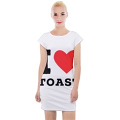 I Love Toast Cap Sleeve Bodycon Dress by ilovewhateva