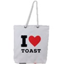 I love toast Full Print Rope Handle Tote (Large) View1