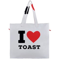 I Love Toast Canvas Travel Bag by ilovewhateva