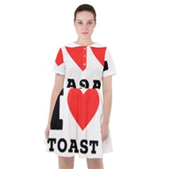 I Love Toast Sailor Dress by ilovewhateva