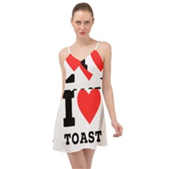 I Love Toast Summer Time Chiffon Dress by ilovewhateva