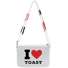 I Love Toast Double Gusset Crossbody Bag by ilovewhateva