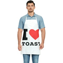 I Love Toast Kitchen Apron by ilovewhateva