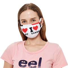 I Love Toast Crease Cloth Face Mask (adult) by ilovewhateva