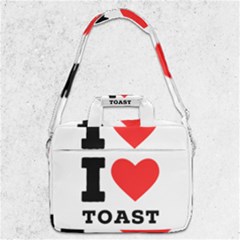 I Love Toast Macbook Pro 13  Shoulder Laptop Bag  by ilovewhateva