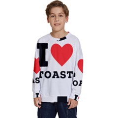 I Love Toast Kids  Long Sleeve Jersey by ilovewhateva