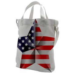 United States Of America Flag Of The United States Independence Day Canvas Messenger Bag by danenraven