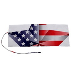 United States Of America Flag Of The United States Independence Day Roll Up Canvas Pencil Holder (s) by danenraven