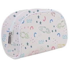 Spaceship Pattern Star Make Up Case (medium)