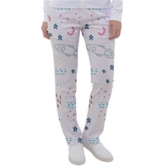 Spaceship Pattern Star Women s Casual Pants by danenraven