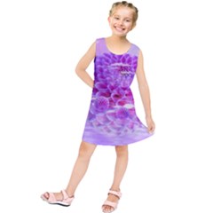 Dahlia Blossom Bloom Dahlias Fall Kids  Tunic Dress by danenraven