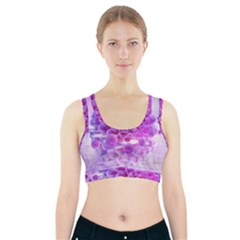 Dahlia Blossom Bloom Dahlias Fall Sports Bra With Pocket