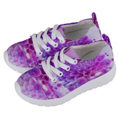 Dahlia Blossom Bloom Dahlias Fall Kids  Lightweight Sports Shoes by danenraven