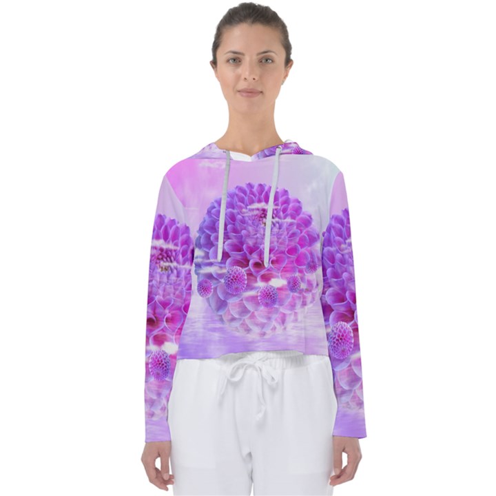 Dahlia Blossom Bloom Dahlias Fall Women s Slouchy Sweat