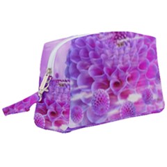 Dahlia Blossom Bloom Dahlias Fall Wristlet Pouch Bag (large) by danenraven