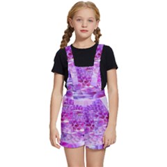 Dahlia Blossom Bloom Dahlias Fall Kids  Short Overalls by danenraven