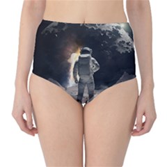 Astronaut Space Walk Classic High-waist Bikini Bottoms by danenraven