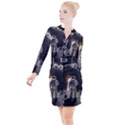 Astronaut Space Walk Button Long Sleeve Dress View1