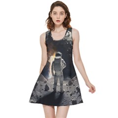 Astronaut Space Walk Inside Out Reversible Sleeveless Dress by danenraven