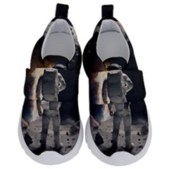 Astronaut Space Walk Kids  Velcro No Lace Shoes by danenraven