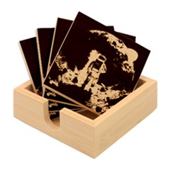 Astronaut Space Walk Bamboo Coaster Set by danenraven