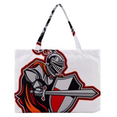 Knight Shield Sword Shield Fictional Character Zipper Medium Tote Bag by danenraven