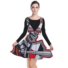 Knight Shield Sword Shield Fictional Character Plunge Pinafore Dress by danenraven