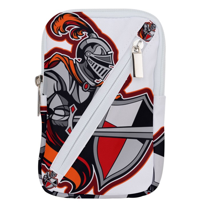 Knight Shield Sword Shield Fictional Character Belt Pouch Bag (Small)