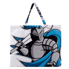 Sword Knight Fictional Character Legionary Warrior Zipper Large Tote Bag by danenraven