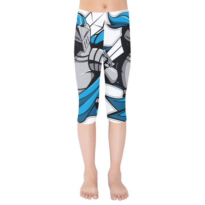 Sword Knight Fictional Character Legionary Warrior Kids  Capri Leggings 