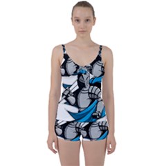 Sword Knight Fictional Character Legionary Warrior Tie Front Two Piece Tankini by danenraven