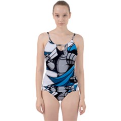 Sword Knight Fictional Character Legionary Warrior Cut Out Top Tankini Set by danenraven