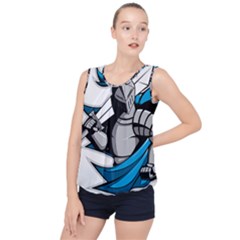 Sword Knight Fictional Character Legionary Warrior Bubble Hem Chiffon Tank Top by danenraven